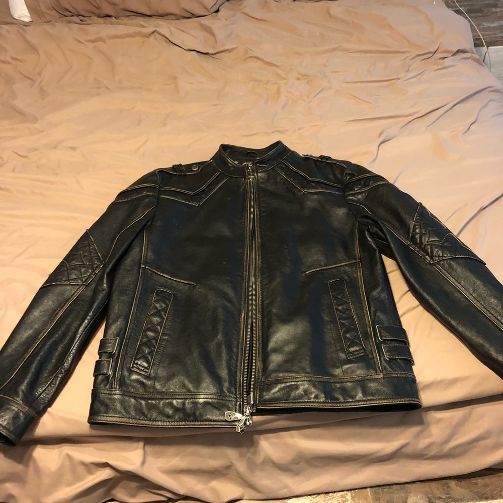 Affliction leather jacket